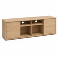 Mobile TV in legno di rovere